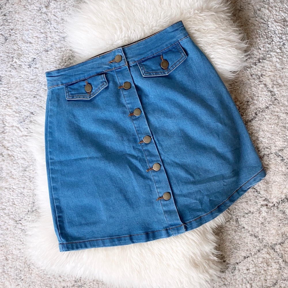 WYLDR BRAND DENIM SKIRT